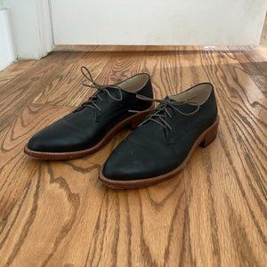Nisolo James Oxford shoe in black - size 6.5 (w)